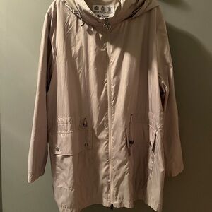 Barbour Light Tan Hooded Utility Jacket